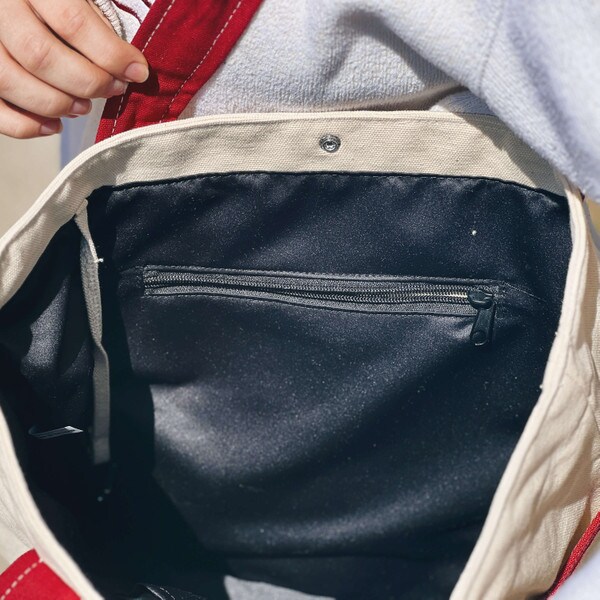 Vintage ISU Uptown Canvas Snap Tote Bag